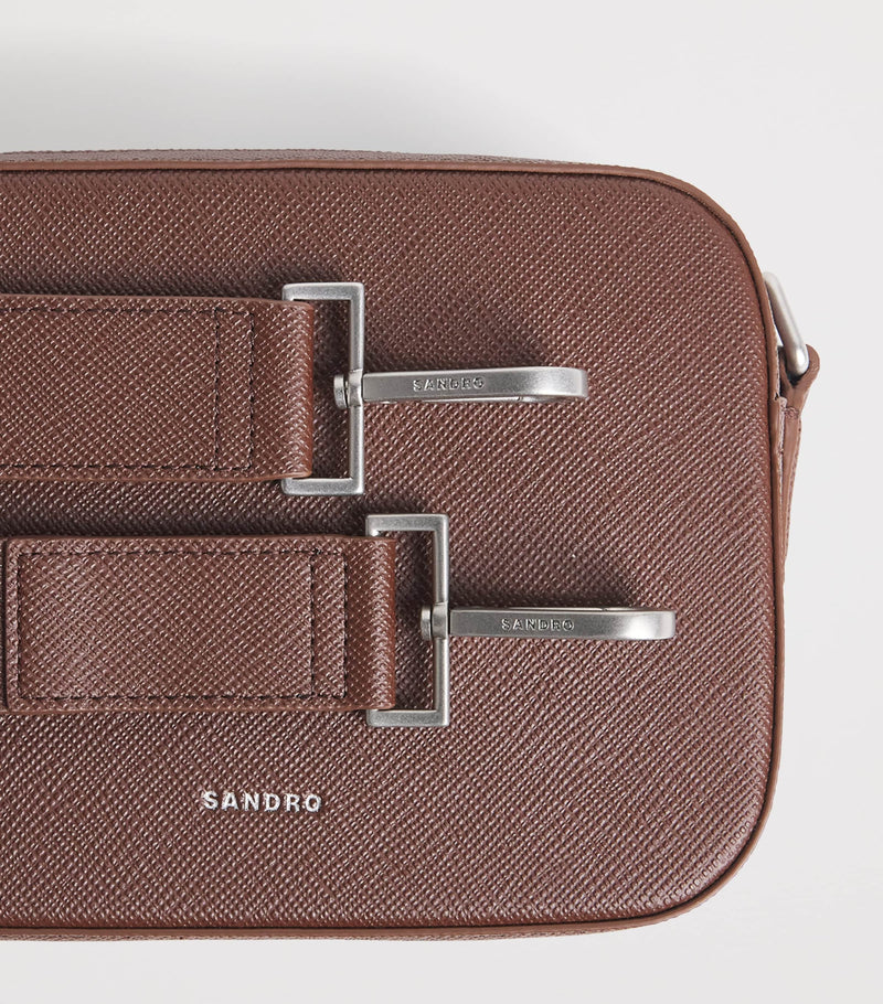 Sandro Paris Saffiano leather cross-body bag, imported from the UK