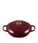 Harrods Cast Iron Shallow Casserole Dish 26cm- Buy online at McGrocer