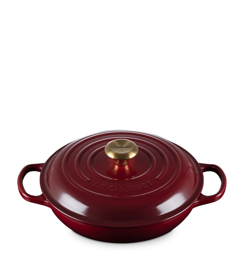 Le Creuset cast iron shallow casserole dish 26cm, UK version