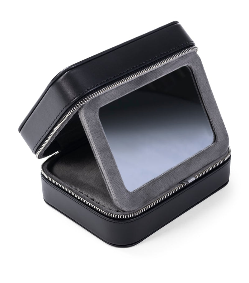 Buben & Zorweg leather Roma jewellery case 6.5cm x 16cm x 12cm - British product