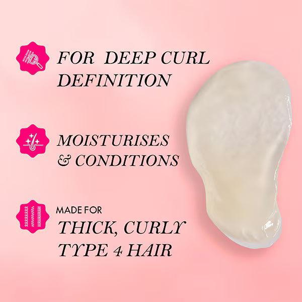 Mielle Pomegranate Honey Curl Custard 340g, imported from the UK