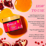 Mielle Pomegranate Honey Curl Custard 340g, imported from the UK