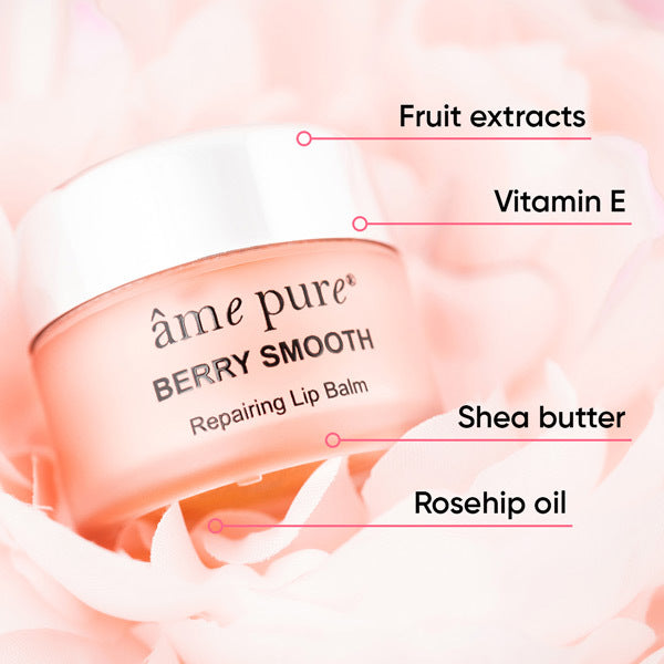 âme pure Berry Smooth Lip Balm 15ml - British product