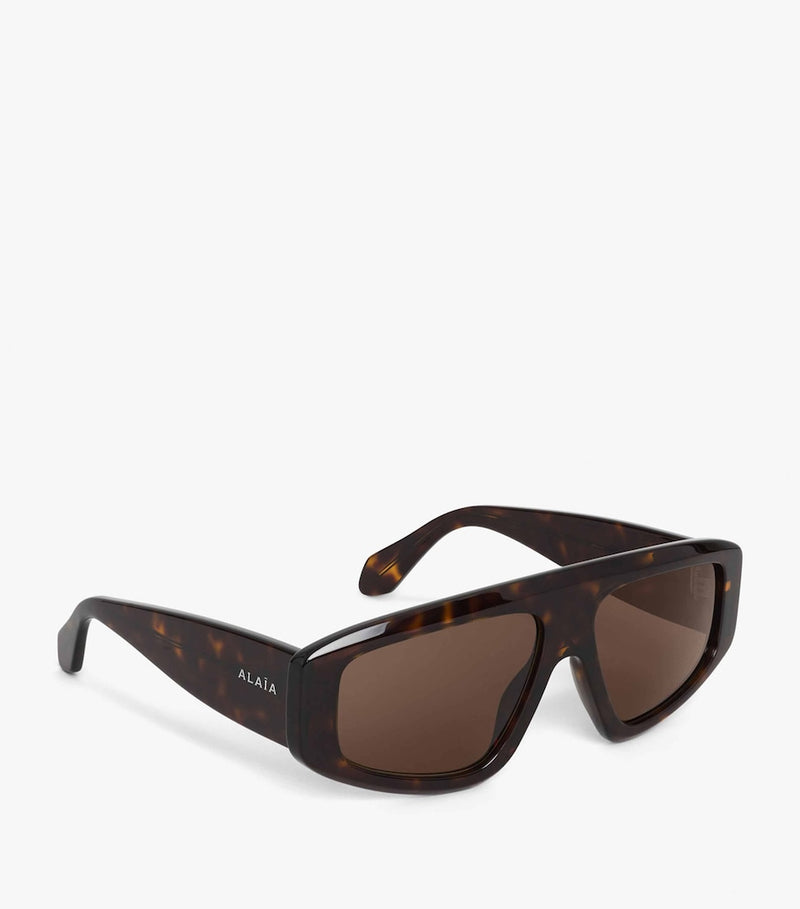 Alaïa acetate aviator mask sunglasses - British product