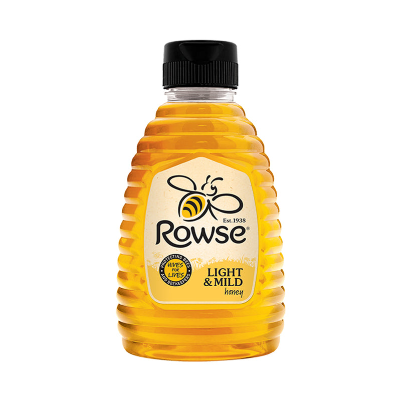 Rowse Light & Mild Squeezy Honey 340g, UK version