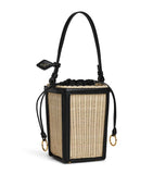 Alaïa small wicker bucket bag H19cm (British brand)