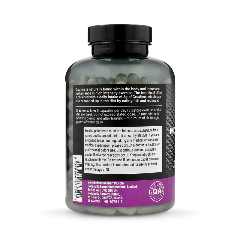 Creatine Monohydrate Capsules 700mg, 240 Count