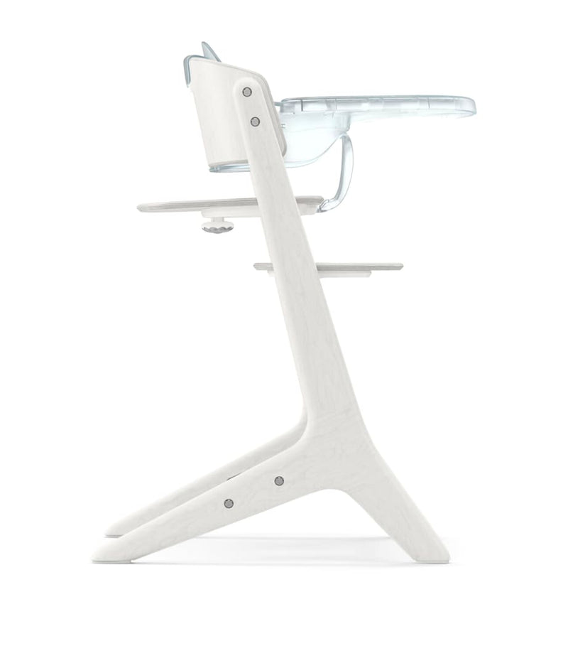 Cybex LEMO White Wood Highchair 3-in-1 Set (British brand)