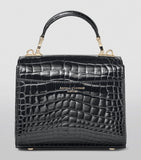 Aspinal of London Mini Mayfair top-handle handbag 14.5x16x8cm, imported from the UK