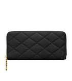 Saint Laurent Matelassé Zip-Up Wallet (British brand)