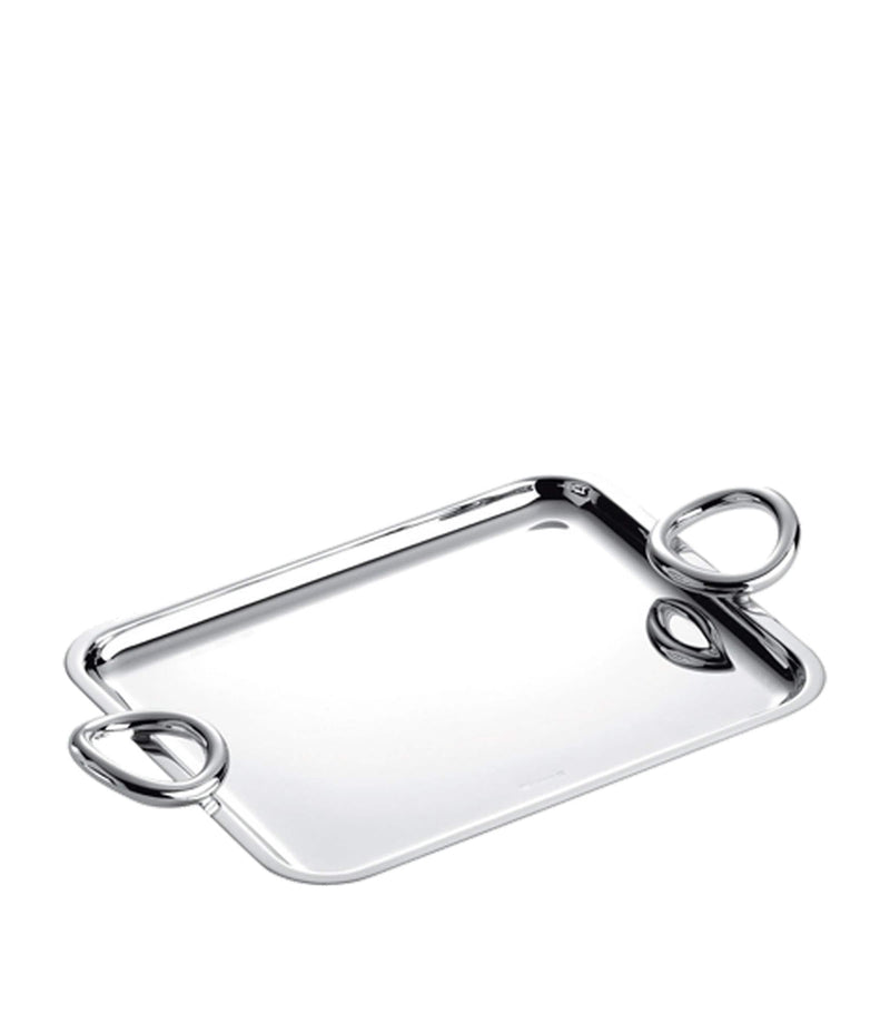 Christofle Vertigo serving tray 20cm x 16cm - British product
