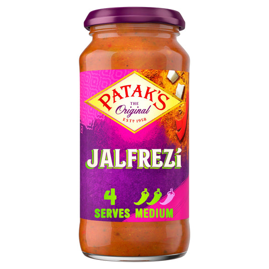 Patak's Jalfrezi Curry Sauce 450g Indian Sainsburys   