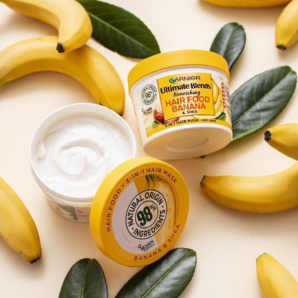 Garnier Ultimate Blends Banana Hair Mask Duo Bundle, UK version