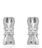 Boodles platinum and diamond Ribbons earrings, imported from the UK