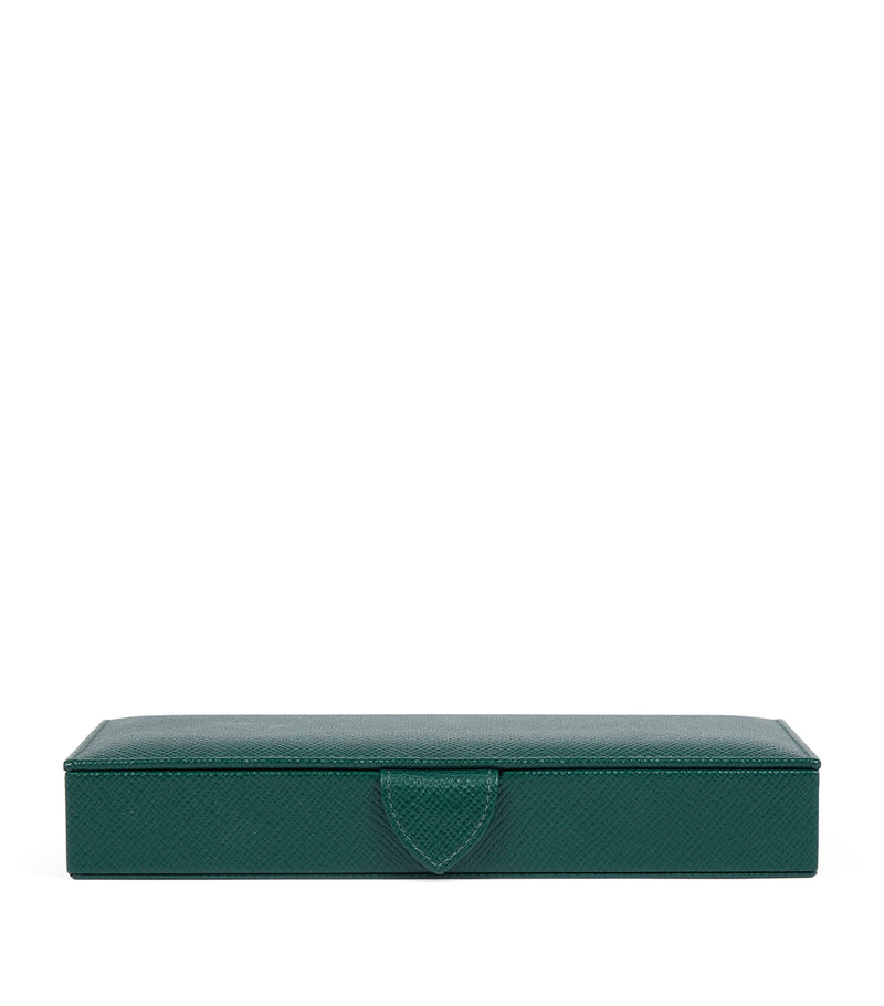 Smythson Leather Panama Cufflink Box (British brand)