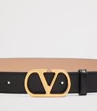 Valentino Garavani reversible VLogo Signature belt 3cm, imported from the UK