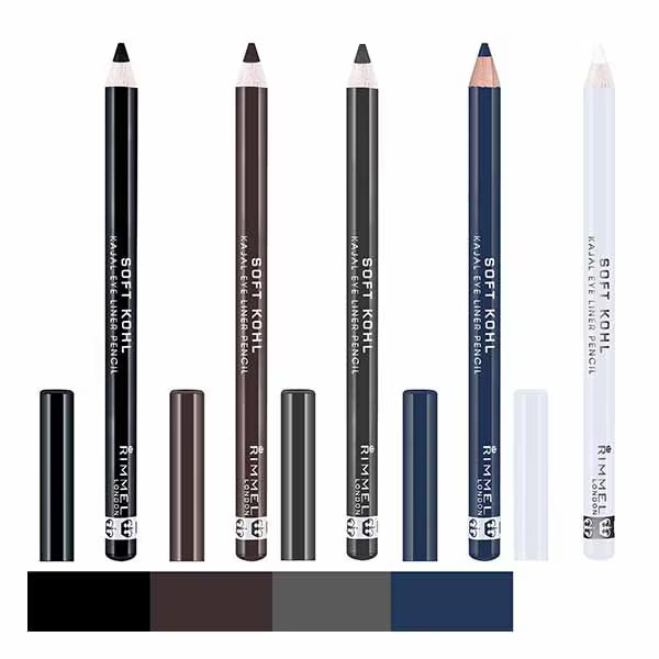 Rimmel Soft Khol Eyeliner Jet Black 61, imported from the UK
