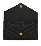 Saint Laurent Monogram leather card holder, imported from the UK