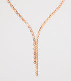 Chaumet rose gold Bee de Chaumet asymmetric necklace, UK version
