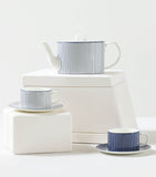 Wedgwood Pinstripe Teacup and Saucer (British brand)