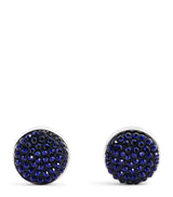 Harrods Giorgio Armani Sterling Silver Embellished Cufflinks- Buy online at McGrocer