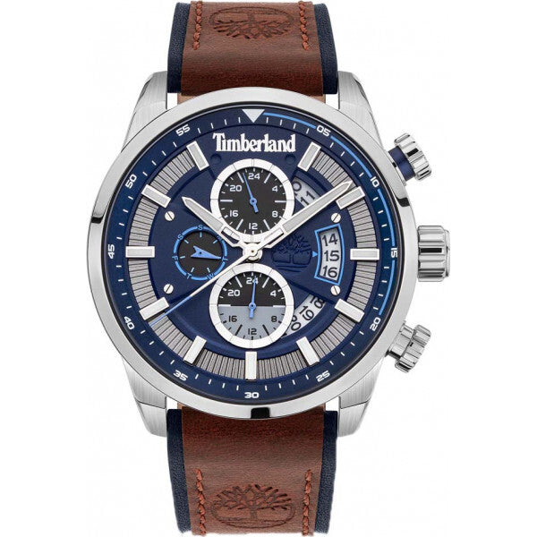 Timberland Blue Callahan watch with leather strap, UK version