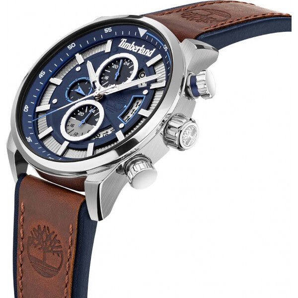 Timberland Blue Callahan watch with leather strap, UK version