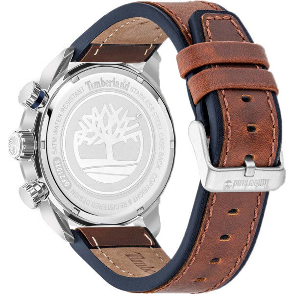 Timberland Blue Callahan watch with leather strap, UK version