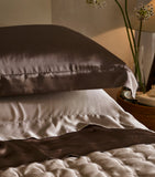 Gingerlily silk pillowcase in Mocha 65cm x 65cm, UK version