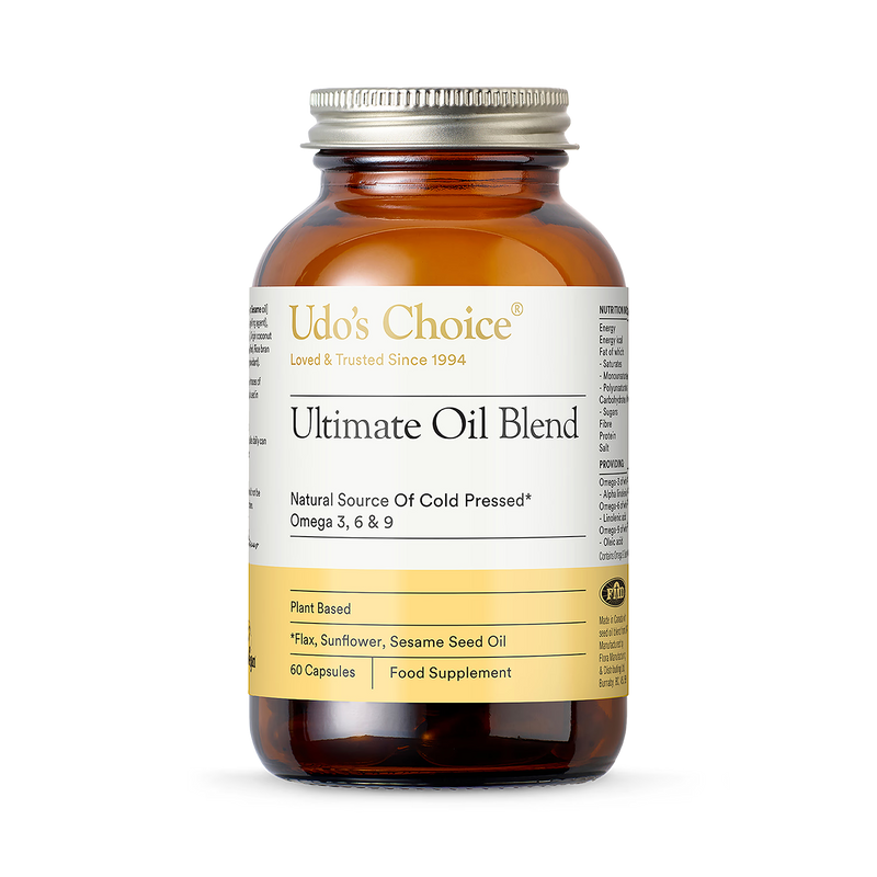 Udo's Choice omega oil blend 60 capsules, UK version