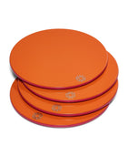 Baccarat octagonal coasters set of 4 11cm - British product
