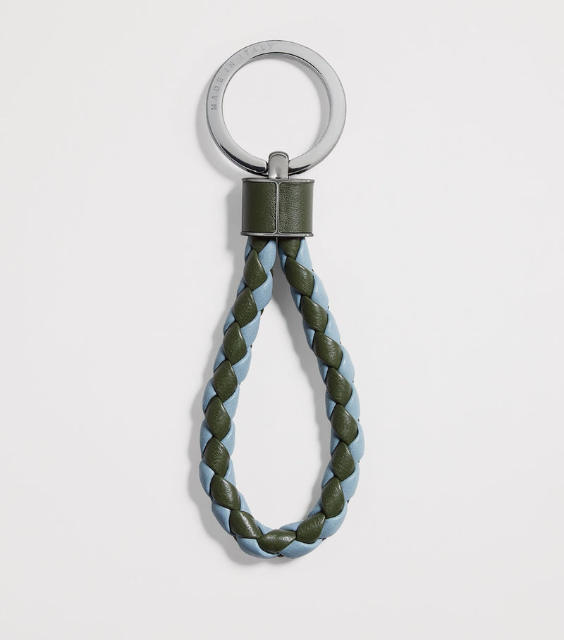 Bottega Veneta Intreccio key ring nappa leather, imported from the UK