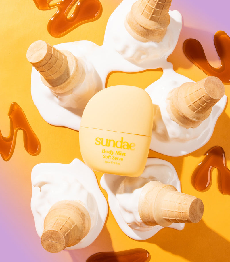 Sundae Body Soft Serve Hair & Body Mist 90ml (British brand)