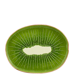 Ceramic Kiwi Fruit Serving Platter 31cm