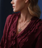 Boodles Presence Chamber pendant diamonds ruby 18kt gold, UK version