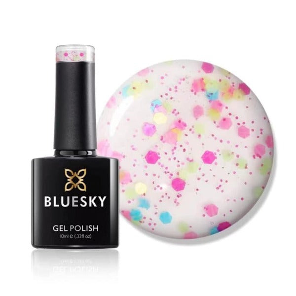 Bluesky Confetti Pop gel polish - British product
