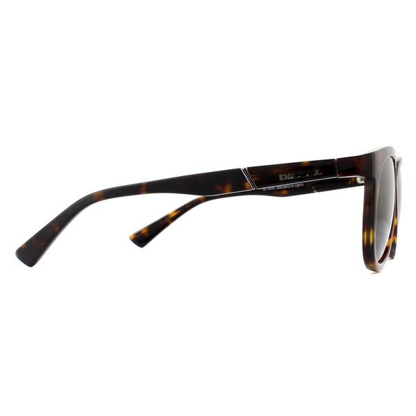 Diesel DL0272 Dark Havana Green sunglasses, imported from the UK