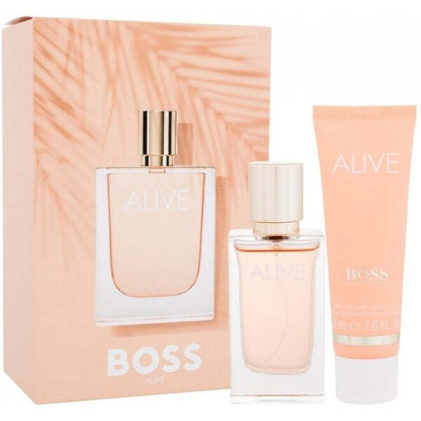 Hugo Boss Alive gift set 30ml EDP and 50ml body lotion, UK version