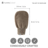 Hydrea London copper linen exfoliating mitt - British product