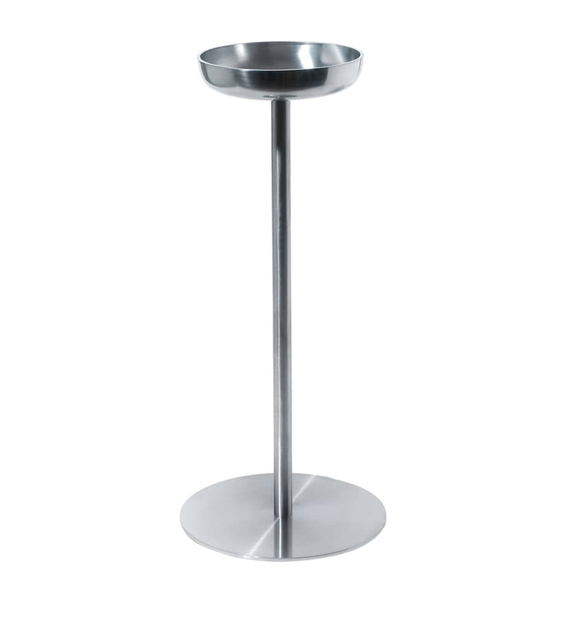 Alessi JM26 wine cooler stand 63cm polished stainless steel (British brand)