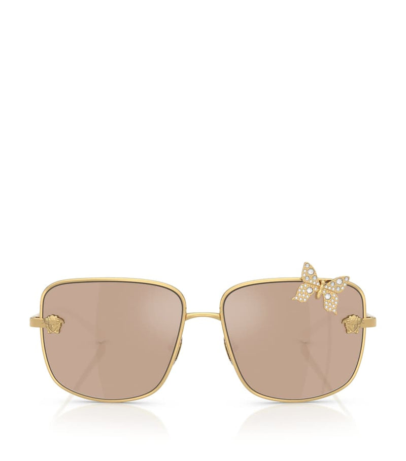 Versace square butterfly sunglasses (British brand)
