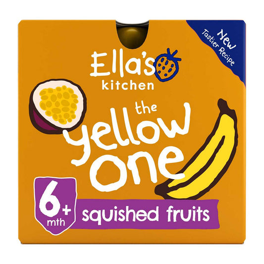 Ella's Kitchen Organic The Yellow One Smoothie Multipack Baby Food Pouch 6+ Months 5x90g GOODS Boots   