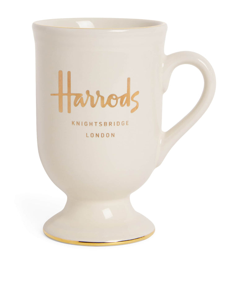 Harrods pedestal logo mug, UK version
