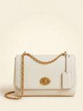 Mulberry Lily heavy grain leather chain strap shoulder bag - British product