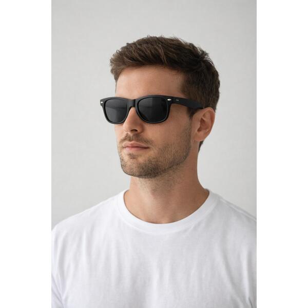 SVNX Wayfarer sunglasses black matte frame - British product