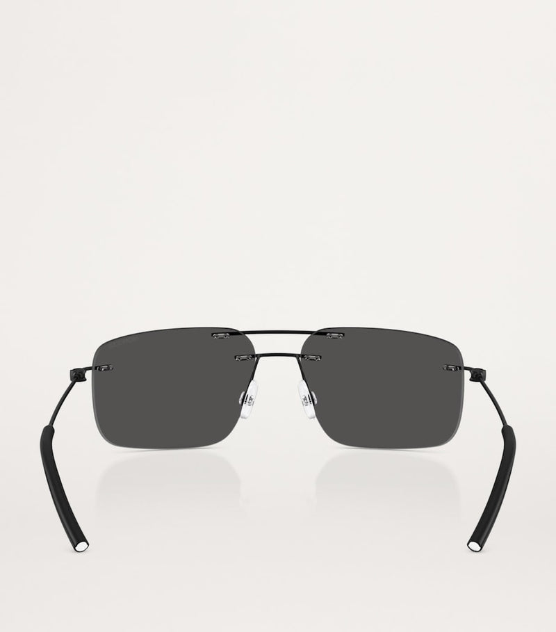 Moncler Steel Doppler ME4003 sunglasses, imported from the UK