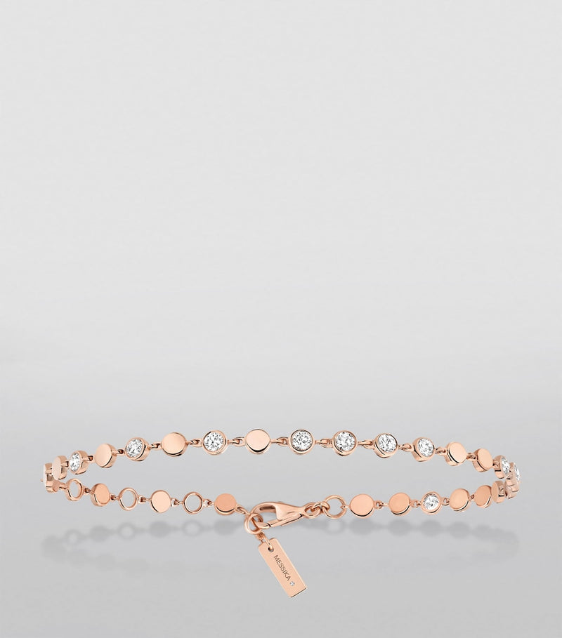 Messika pink gold diamond bracelet 0.45ct, UK version