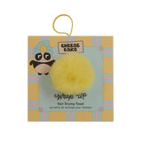 Superdrug Cheesecake Hair Drying Towel With Pompom Blue- Buy online at McGrocer
