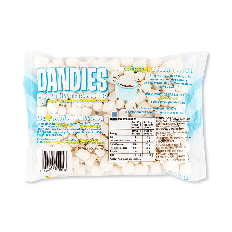 Dandies Mini Vegan Vanilla Marshmallows 200g