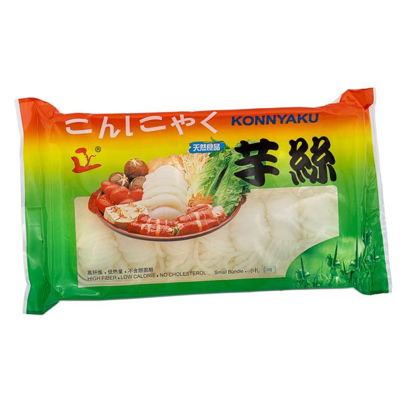 Konjac yam shirataki bundles for hot pot, UK version